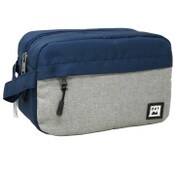 Wholesale - *OUTSIDE OF CA* LRG BLUE/GRY MEN TOILETRY BAG C/P 30, UPC: 4890808265697